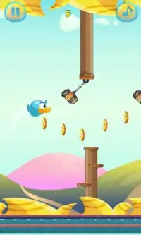 Blue Flappy Bird Screen Shot 1