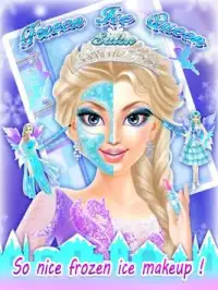 Ice Princess Makeup Spa Salon : Frozen Queen Games Screen Shot 1