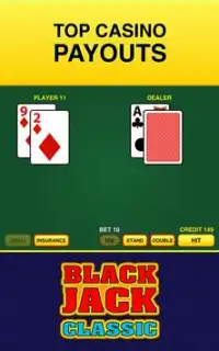 Blackjack Classic Screen Shot 9