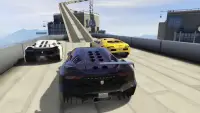मेगा रैंप कार गेम: कार रेसिंग Screen Shot 1