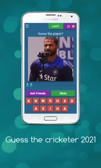 Guess the cricketer - New Cricket Quiz 2021 Screen Shot 0