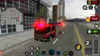 Simulasi Pemadam Kebakaran Lori Pemadam Kebakaran Screen Shot 0