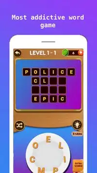 🇺🇸🇬🇧 Connect Word Games 2020 find Picnic Words Screen Shot 3