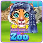 Crazy zoo hairstyle and makeup salon - girls games