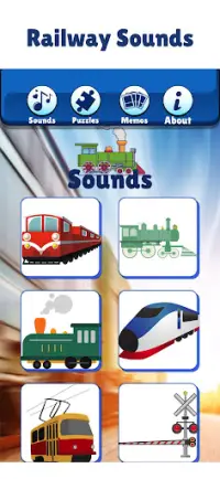 子供の鉄道用電車ゲーム Screen Shot 1
