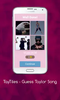 Taylor Swift Songs Guess Game - TayTiles Screen Shot 1