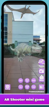 공룡 3D AR-증강 현실 Screen Shot 4