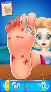 Little Foot Doctor Games Screen Shot 1