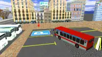 रियल बस सिम्युलेटर खेलों: सिटी बस पार्किंग 3 डी Screen Shot 1