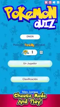 Quiz Pokemon Challenge Screen Shot 0