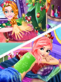Christmas Girl Makeup Games For Girls Screen Shot 1
