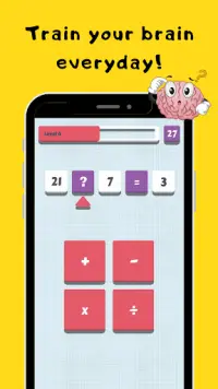 Math Trainer: Game for Brains. Exercises 2020 Screen Shot 2