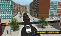 City Car Transporter Trailer Sim：トラックゲーム Screen Shot 3