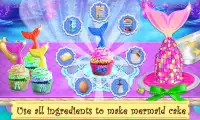 Mermaid Princess Birthday Cake: Sweet Bakery Screen Shot 1