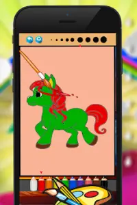 Unicorn Horse Coloring Book Screen Shot 4