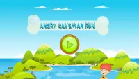Angry Caveman Run Screen Shot 2
