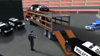 شرطة السيارات نقل البضائع 3D Screen Shot 2