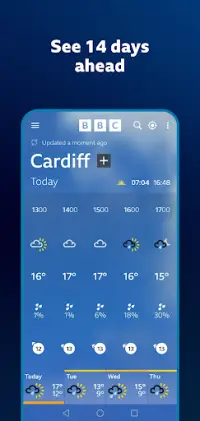 BBC Weather Screen Shot 6