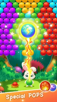 Rabbit Pop- Bubble Mania Screen Shot 2