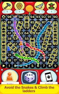 Snakes & Ladders - Free Multiplayer Board Game Screen Shot 2
