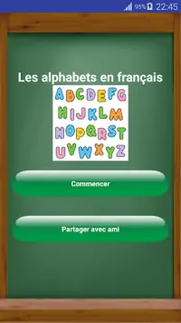 alphabets français Screen Shot 0