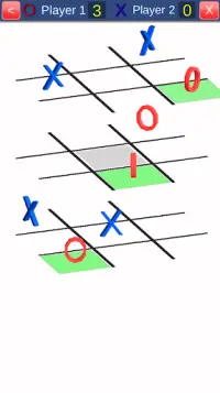 Tic-Tac-Toe 2D and 3D  (For 2 Players) Screen Shot 6