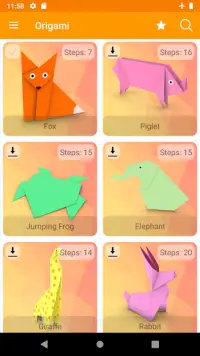 Как делать Оригами 3D Анимация Screen Shot 0