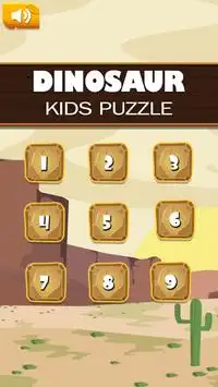 Dinosaur Memory Puzzle Game Screen Shot 0