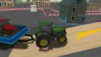 農村 トラクター 駐車場： 輸送 トラック ゲーム Screen Shot 4