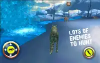 Снег Wild Leopard Attack Sim Screen Shot 5