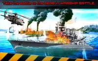 जंगी जहाज़ लड़ाई - नौसेना का आक्रमण 3 डी Screen Shot 1