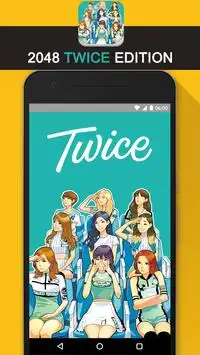 💕  2048 TWICE Puzzle Game Screen Shot 0