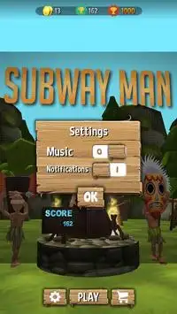 Subway Runner Man - A best runner Game Screen Shot 2