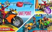 SuperHero Ramp Stunt Mega Racing Games - 2021 Bike Screen Shot 0