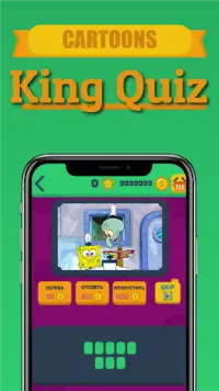 King Quiz: Devinez Cartoon Par Photos Quiz Screen Shot 0