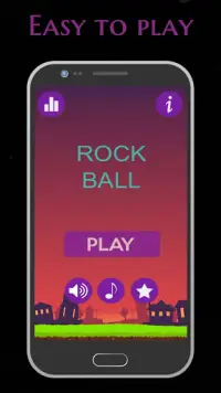 Flappy Bounce Ball: Fall Down Ball Hop Tap Jumper Screen Shot 1