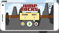 Jump Rocks: A retro game for your reflexes - 8bits Screen Shot 0