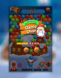 Christmas Bubble Shooter : Sanat Games Screen Shot 4