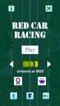 Red Car Racing Screen Shot 2