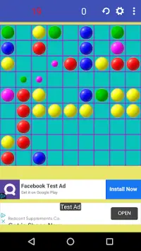 color balls - free game makes you smarter, nimble. Screen Shot 0