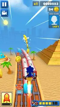 Sonic Subway Run Screen Shot 2