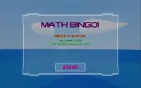 Math Bingo Screen Shot 2