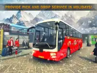 Uphill Bus Drive: Рождественский автобусный Screen Shot 5