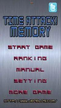 TIME ATTACK,Pair-memory game Screen Shot 0