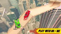 Ramp Car Stunts Free Game: Extreme Racing Track Screen Shot 2
