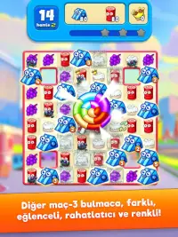 🍒Sugar Heroes - Dünya maçı 3 oyunu! Screen Shot 5