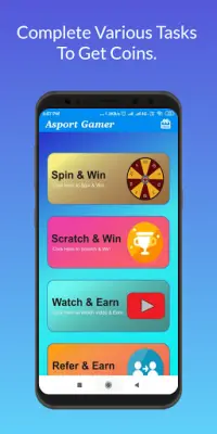 Asport Gamer - Get Free Game Credits & Rewards Screen Shot 0