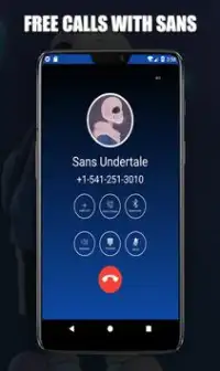 Sans Vid Call And Chat Simulator From Undertall Screen Shot 2