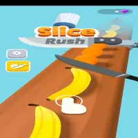 Slice rush game y8 Screen Shot 1