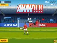 foot ball penalty kick Screen Shot 1